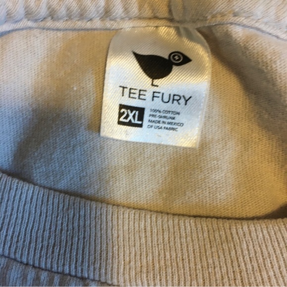 Sephiroth vs Cloud Ukiyo-e style~Tee Fury~Final Fantasy T-Shirt~2XL~Battle Scene - Picture 4 of 11